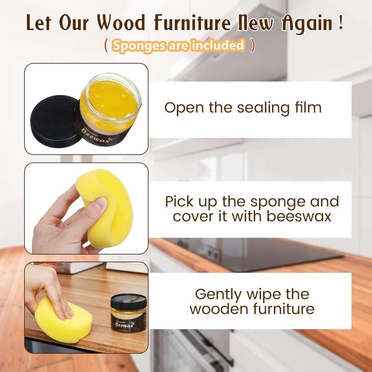 Bee Wax With Sponge