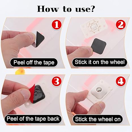 Caster Wheel 4 pcs