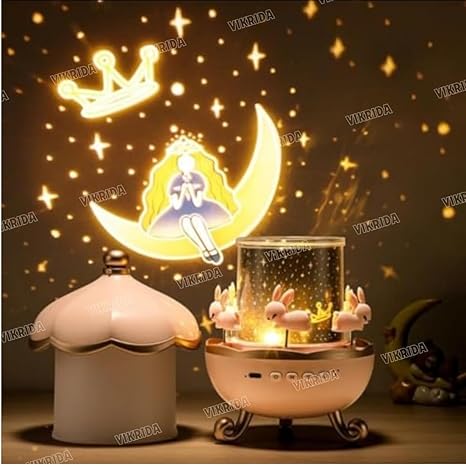 Rabbits Night Light Projector
